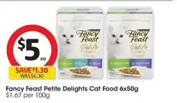 Coles Fancy Feast Petite Delights Cat Food offer