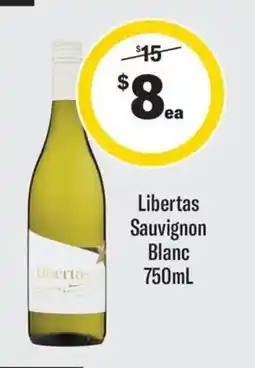 Coles Libertas Sauvignon Blanc offer