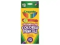 Officeworks Crayola Triangular Coloured Pencils 12 Pack offer