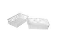 Officeworks Keji Organiser Basket Medium 2 Pack offer
