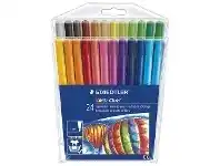 Officeworks Staedtler Noris Club Fibre Tip Pens Pack 24 offer