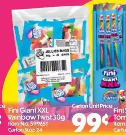 Campbells Wholesale Fini Giant XXL Rainbow Twist offer