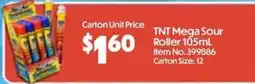 Campbells Wholesale TNT Mega Sour Roller offer