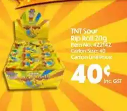 Campbells Wholesale TNT Sour Rip Roll offer
