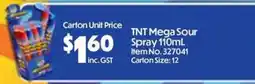 Campbells Wholesale TNT Mega Sour Spray offer