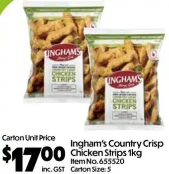 Ingham's Country Crisp Chicken Strips