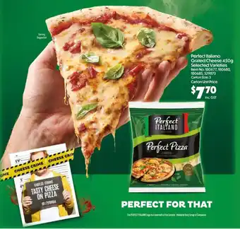 Perfect Italiano Grated Cheese