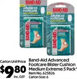 Campbells Wholesale Band-Aid Advanced Footcare Blister Cushion offer