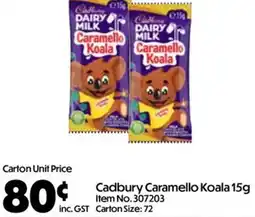 Campbells Wholesale Cadbury Caramello Koala offer