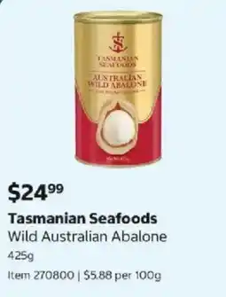 Costco Tasmanian Seafoods Wild Australian Abalone offer