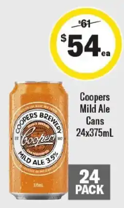 Liquorland Coopers Mild Ale Cans offer