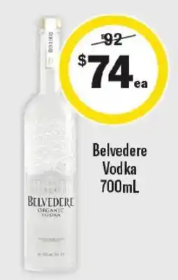 Liquorland Belvedere Organic Vodka offer