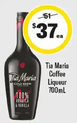 Liquorland Tia Maria Coffee Liqueur offer