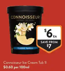 Foodworks Connoisseur Ice Cream Tub offer