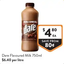 Foodworks Dare Flavoured Milk offer