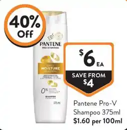 Foodworks Pantene Pro-V Shampoo offer