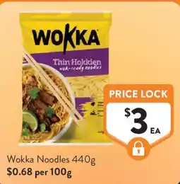 Foodworks Wokka Thin Hokkien wok-ready noodles offer