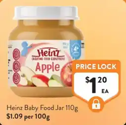 Foodworks Heinz Baby Food Jar offer