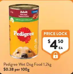Foodworks Pedigree Wet Dog Food offer