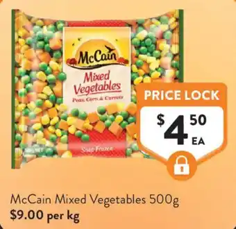 Foodworks McCain Mixed Vegetables offer