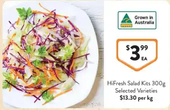 Foodworks HiFresh Salad Kits offer