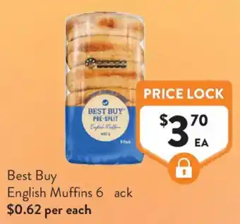 Foodworks Best Buy English Muffins offer