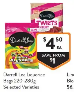 Foodworks Darrell Lea Liquorice Allsorts offer