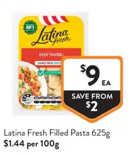 Foodworks Latina Fresh Filled Pasta offer