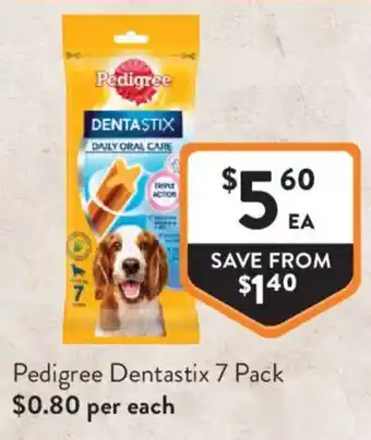 Foodworks Pedigree Dentastix offer