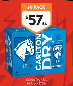 Foodworks Carlton Dry 3.5% offer