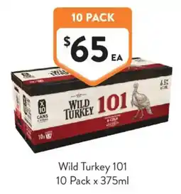 Foodworks Wild Turkey 101 offer