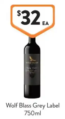 Foodworks Wolf Blass Grey Label offer