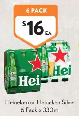 Foodworks Heineken or Heineken Silver offer