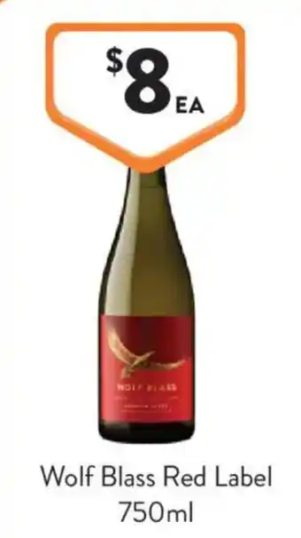 Foodworks Wolf Blass Red Label offer