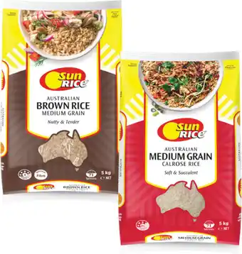 Coles Sunrice Medium Grain Rice offer