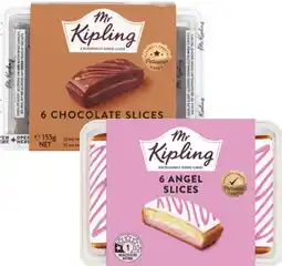 Coles Mr Kipling Cakes or Slices 6 Pack 150g-165g offer
