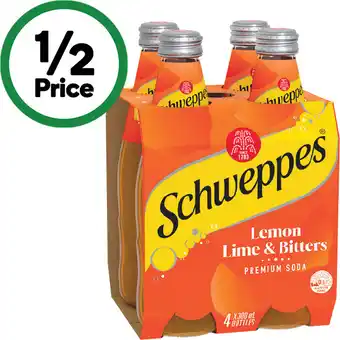 Woolworths Schweppes Mixers or Mineral Water 4 x 300ml offer