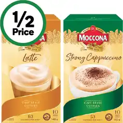 Woolworths Moccona Coffee Sachets-10 offer