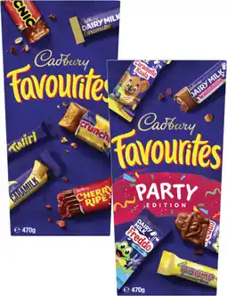 Coles Cadbury Favourites offer