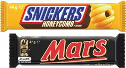Coles Mars or Snickers Chocolate Bar 44g-47g offer