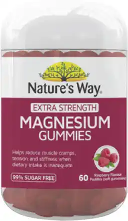 Coles Nature's Way Extra Strength Magnesium Gummies offer