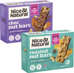Coles Nice & Natural Nut Bars-192g offer