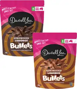 Coles Darrell Lea Bullets-204g offer