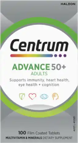 Coles Centrum Advance 50+ Multivitamin Tablets offer