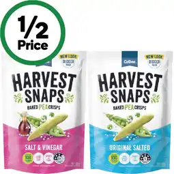 Woolworths Harvest Snaps Baked Pea Crisps offer