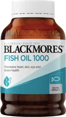Coles Blackmores Fish Oil 1000mg Capsules offer