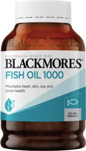 Coles Blackmores Fish Oil 1000mg Capsules offer