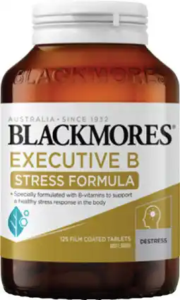 Coles Blackmores Executive B Stress Formula Tablets offer
