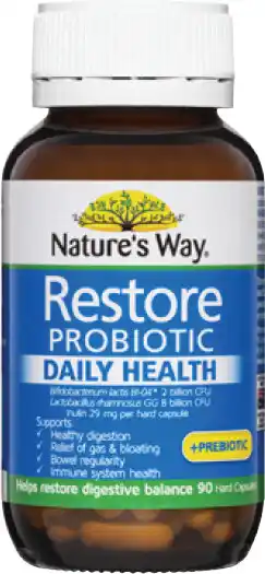Coles Nature's Way Restore Probiotic Daily Health Capsules offer