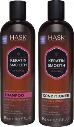Coles Hask Shampoo or Conditioner 355mL offer